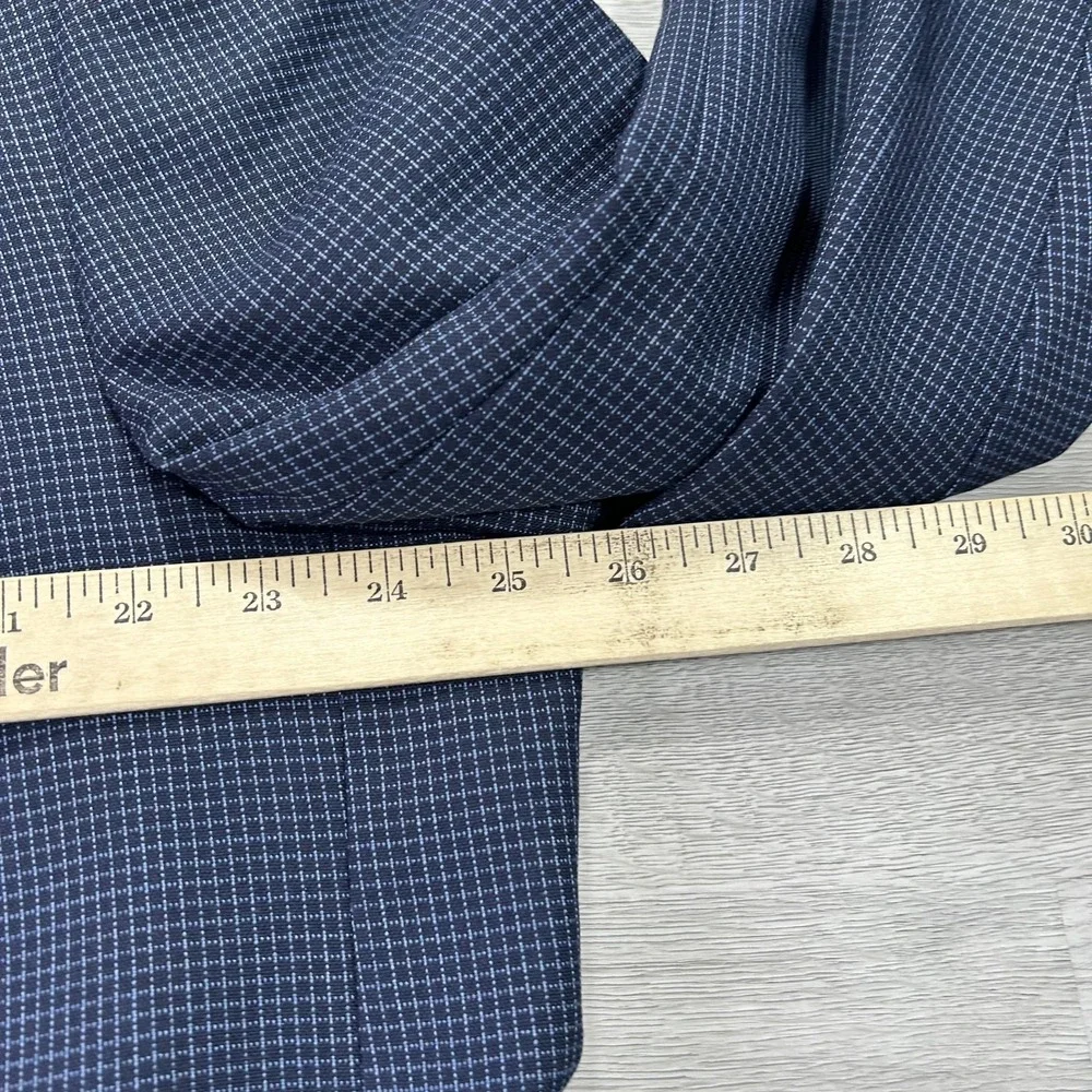 Coppley Blazer‎ Mens 46 Blue Wool Check Sport Coat Jacket Holland & Sherry
